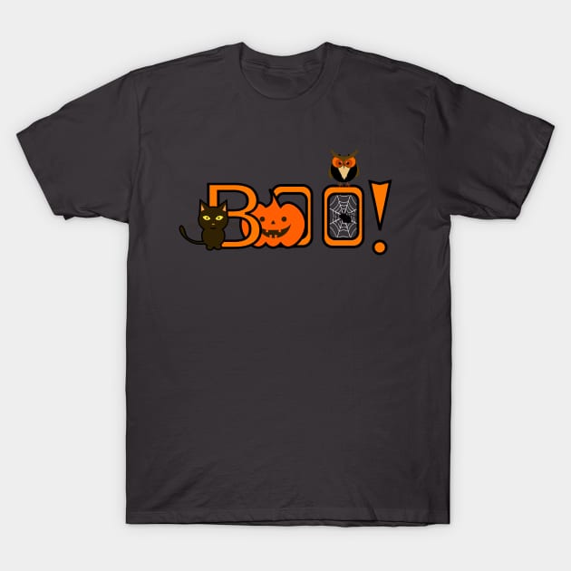 Boo, it's Halloween T-Shirt by CocoDes